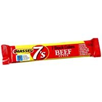 Massel 7s- Vegan Bouillon Stock Cubes - Gluten-Free- Beef Broth Flavour - 35g- Pack of 10 Soup Stock